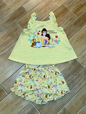Disney Floral Belle Pajama Set